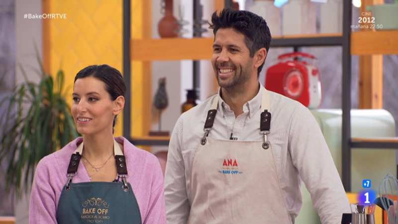Fernando Verdasco y Ana Boyer en 'Bake off'. 