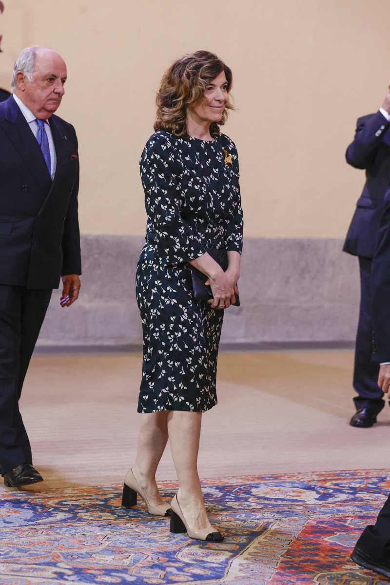 Xaldra Falcó, en un evento con el Rey Felipe VI