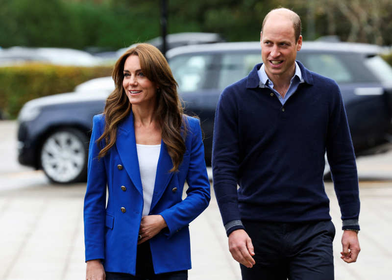 Kate Middleton y el príncipe Guillermo, en una de sus visitas oficiales
