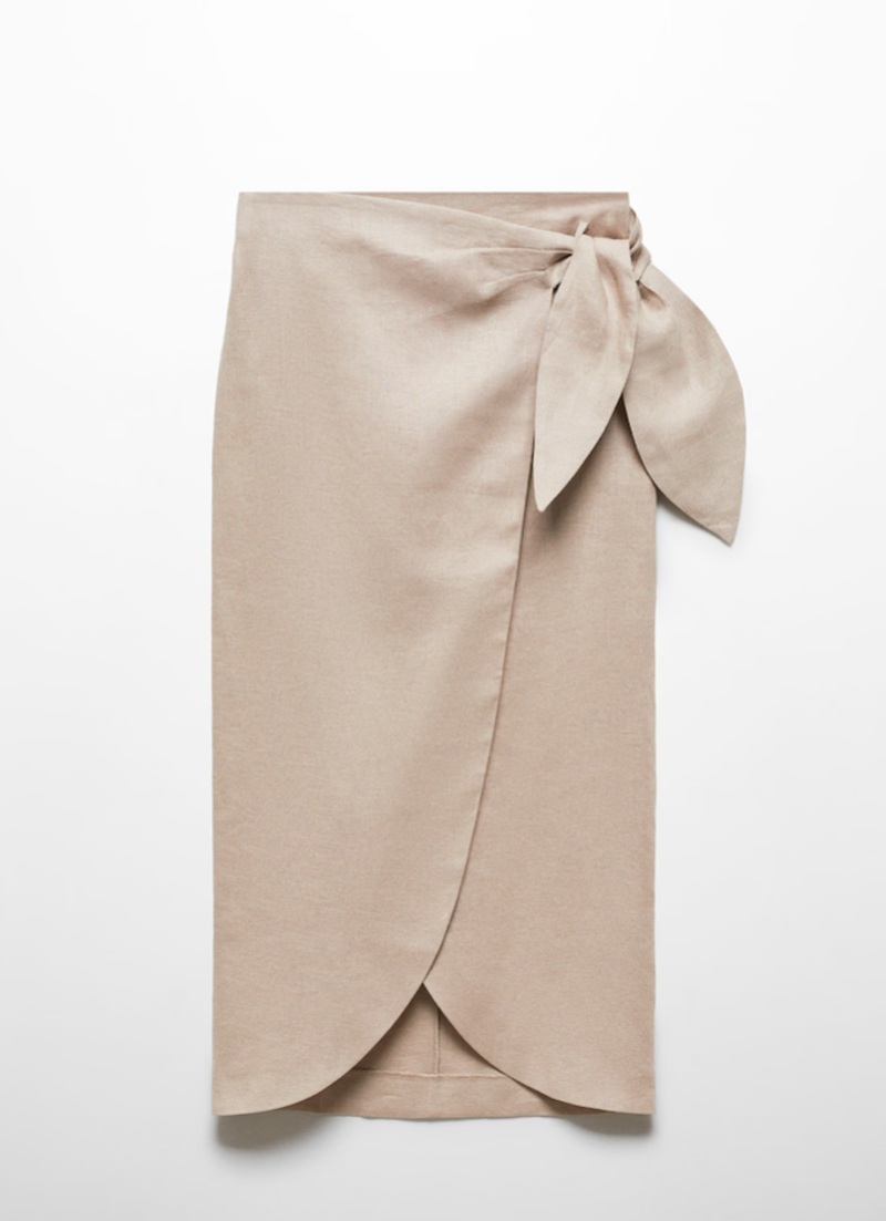 La falda pareo más bonita para combinar con el traje de baño de Mar Flores