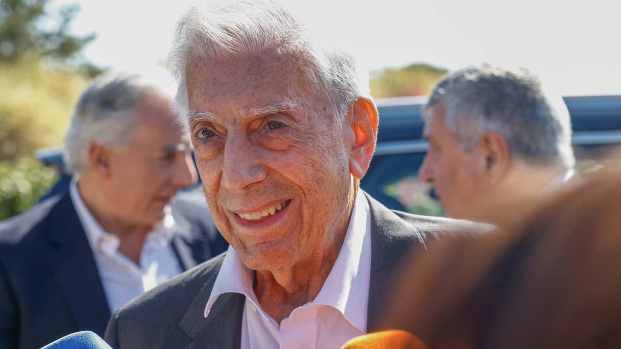 Mario Vargas Llosa, en su último acto público