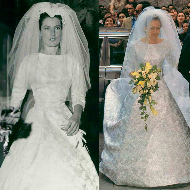 El vestido de novia de Teresa Urquijo que lucieron su madre y su abuela