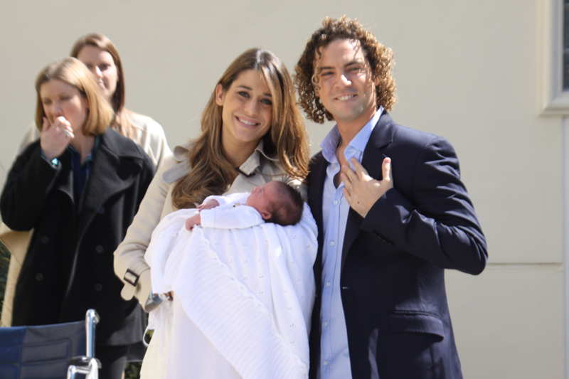 David Bisbal y Elena Tablada en la presentación del nacimiento de su hija Ella ( foto de archivo)