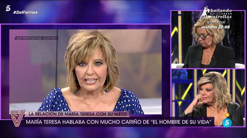 La presencia de Maria Teresa Campos durante la entrevista de Terelu y Carmen Borrego