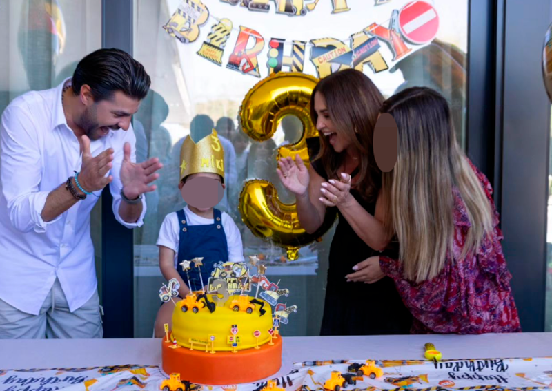 Paula Echevarría celebra en familia el cumpleaños de su hijo Miki. 