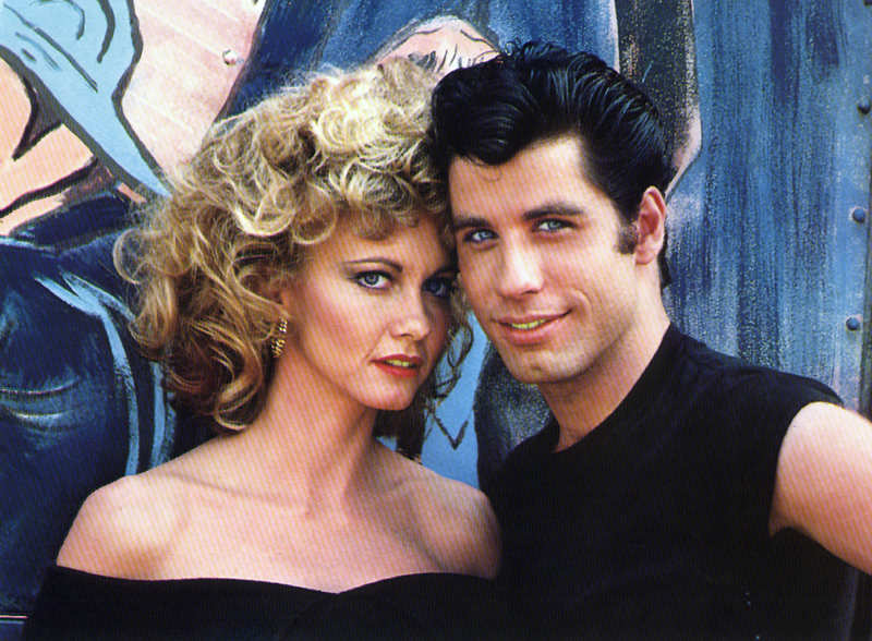 John Travolta y Olivia Newton-John en 'Grease'