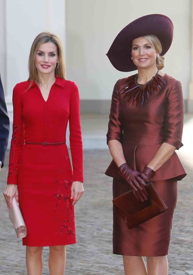 la Reina Letizia y la Reina Máxima de Holanda