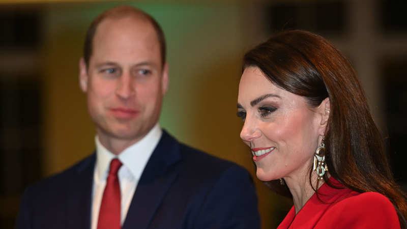 El Príncipe Guillermo y Kate Middleton en un acto público