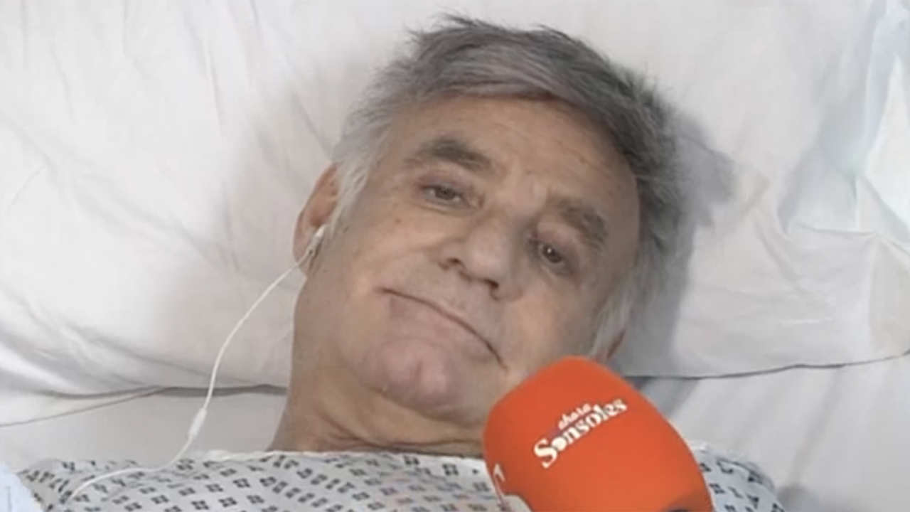 Joaquín Torres en el hospital