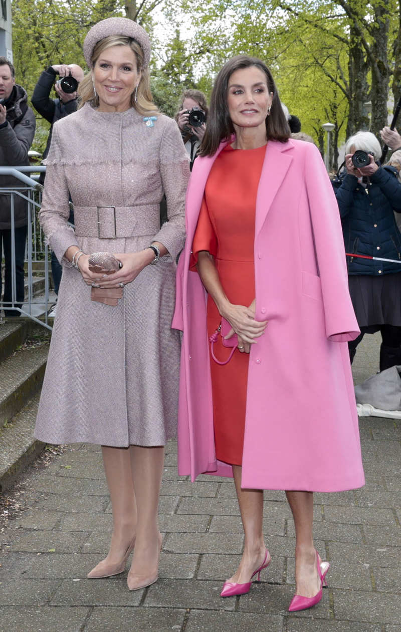 Las reinas Letizia y Máxima juntas en Ámsterdam