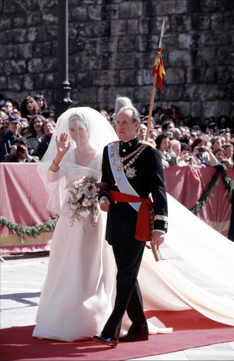 La infanta Elena, el día de su boda con Jaime de Marichalar