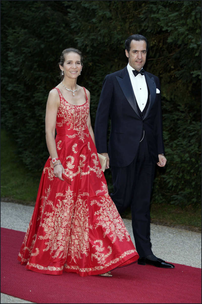 La infanta Elena y Jaime de Marichalar, en una cena de gala en 2006