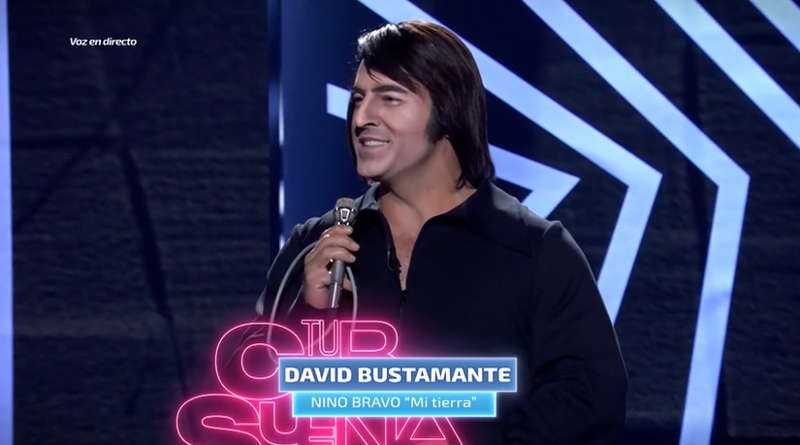 David Bustamante en 'Tu cara me suena'. 