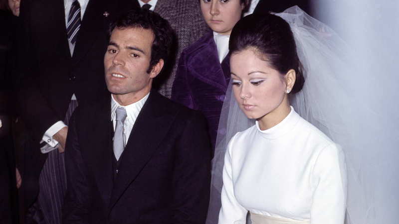 Julio Iglesias e Isabel Preysler se casaron en 1971.