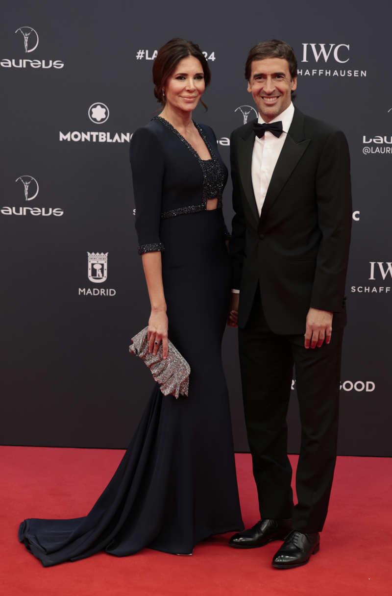 Raúl y Mamen Sanz, en los Premios Laureus 2024