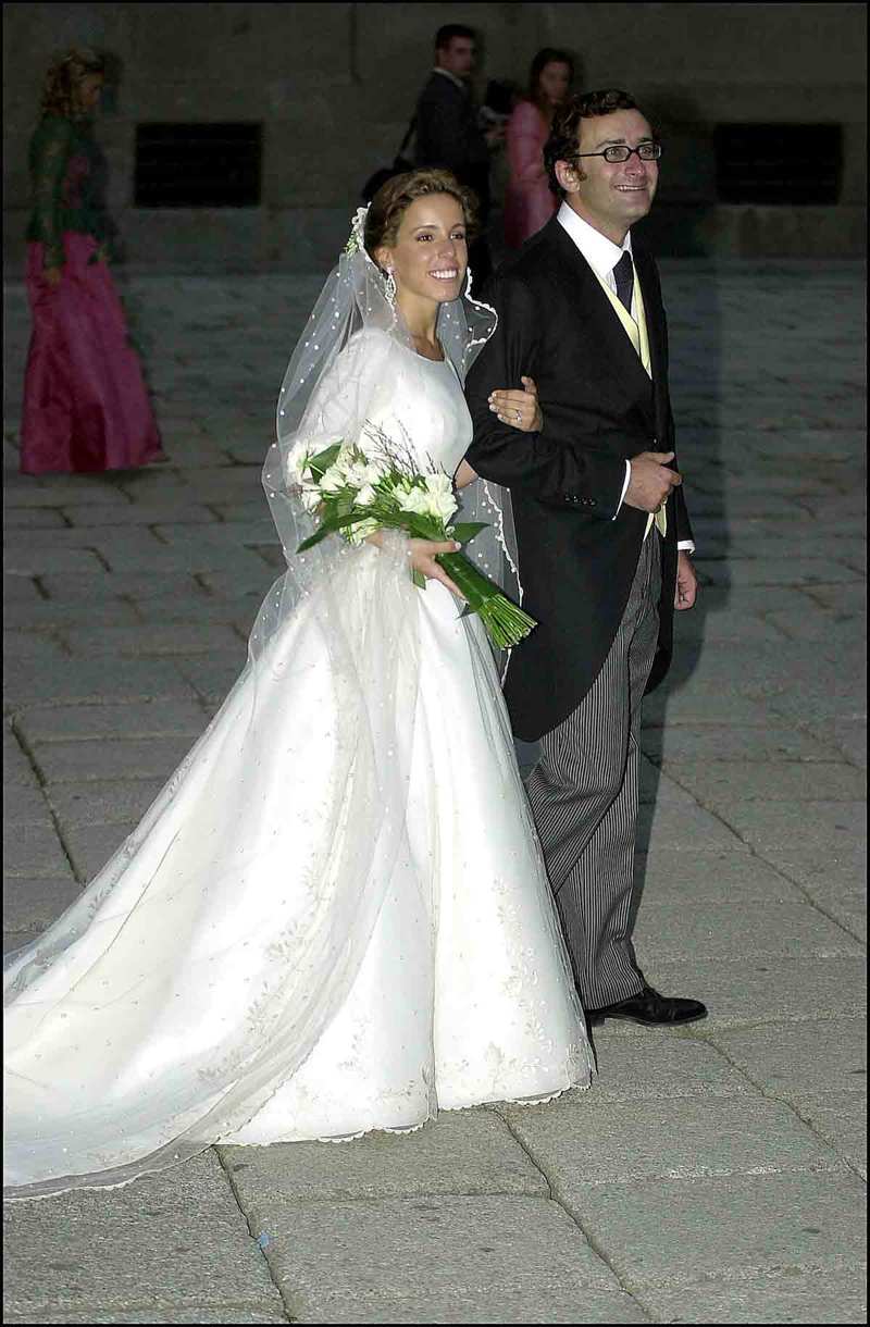 Ana Aznar y Alejandro Agag en su boda