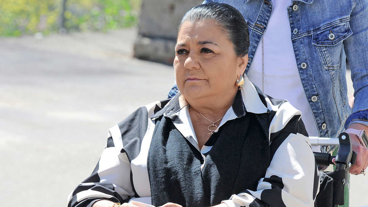 Cristina Blanco, madre de Miguel Ángel Muñoz: primeras imágenes tras perder la pierna