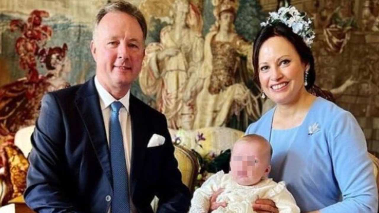  El príncipe Gustav, primo de Federico de Dinamarca, y Carina Axelsson, padres por vientre de alquiler