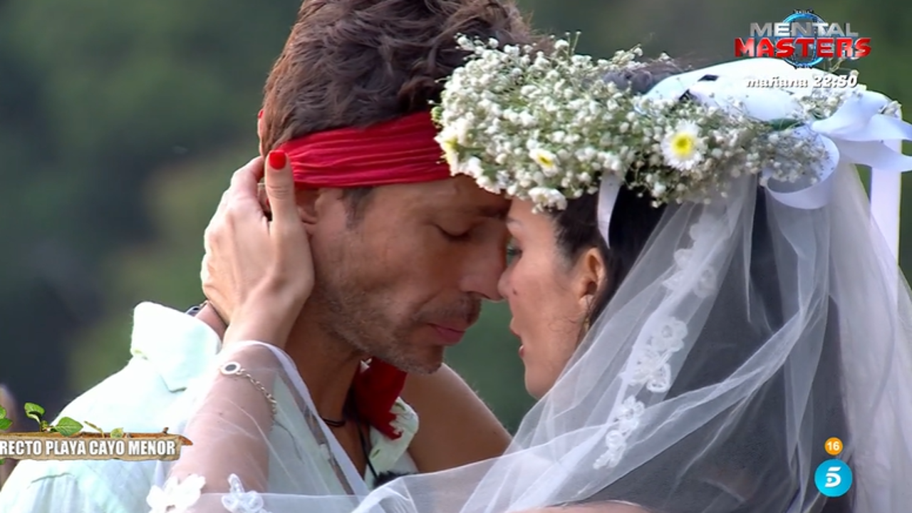 Los detalles de la boda de Ángel Cristo Jr. y Ana Herminia en 'Supervivientes': del vestido de la novia a los románticos votos
