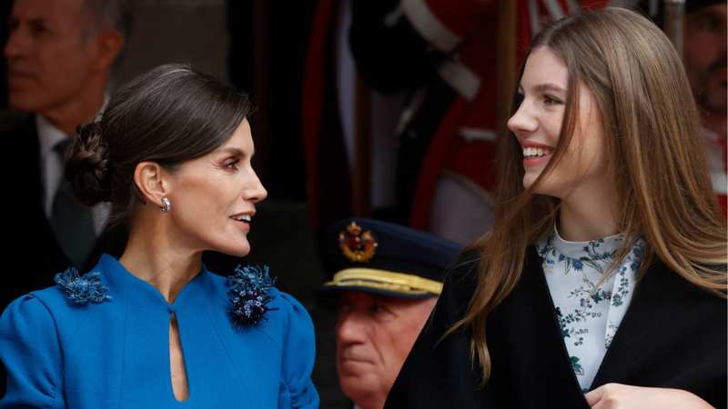 La Reina Letizia y la Infanta Sofía.