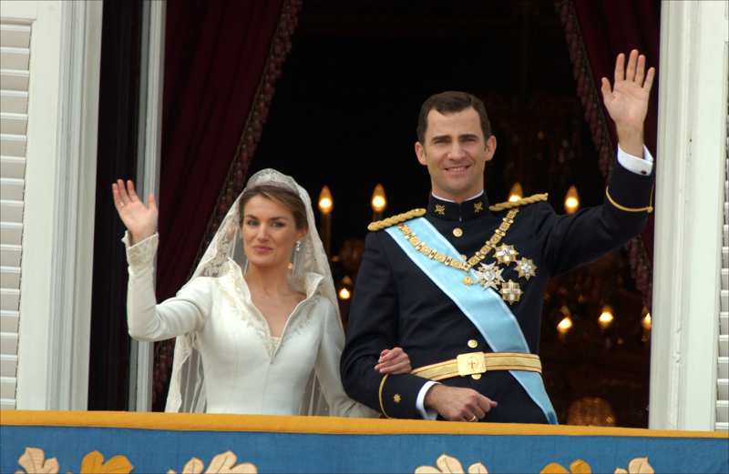 Los Reyes, Felipe y Letizia, en el día de su boda