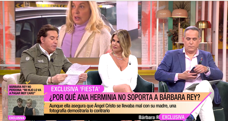 Aurelio Manzano asegura que Bárbara Rey va a demandar a su hijo y su pareja Ana Herminia