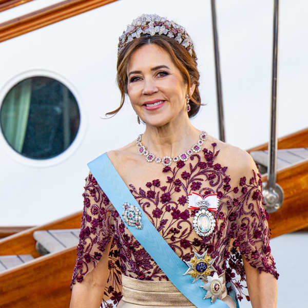 Mary de Dinamarca, en la cena de gala de Estocolmo