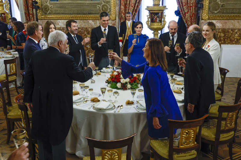 Almuerzo en el Palacio Real por el 18 cumpleaños de la Princesa Leonor