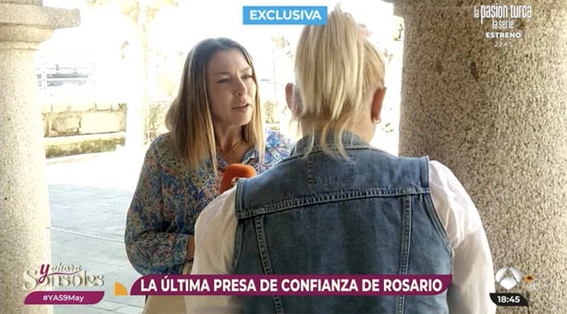 La presa de confianza de Rosario Porto habla en 'Y ahora Sonsoles'