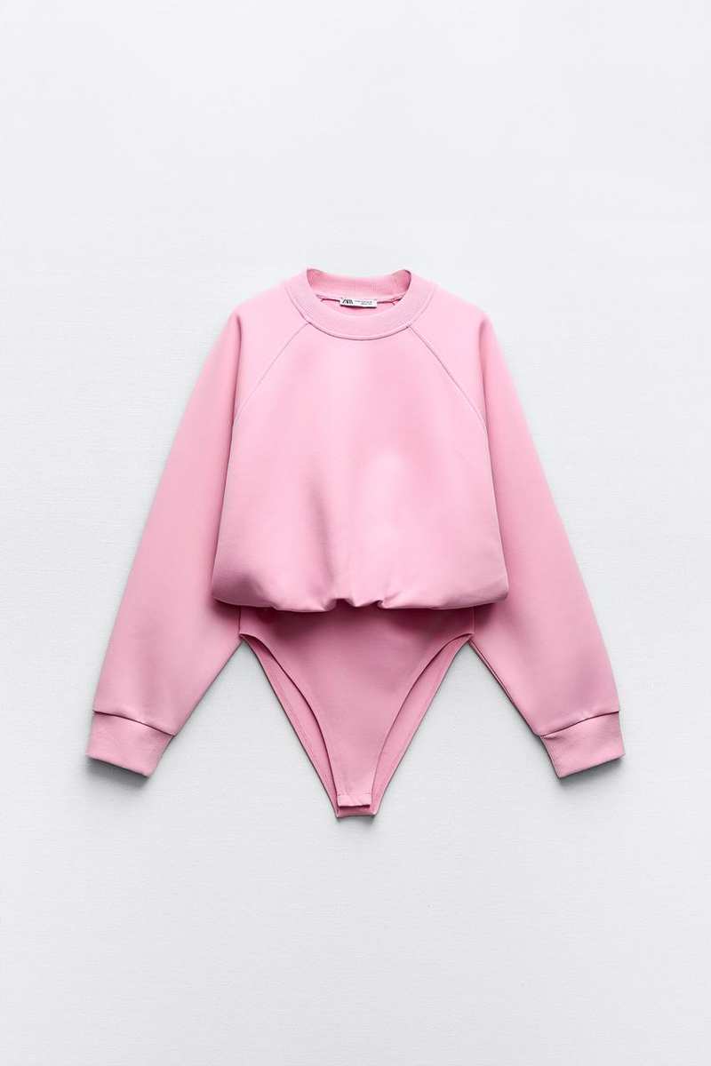 Body Felpa Oversize de Zara 25,95 euros 