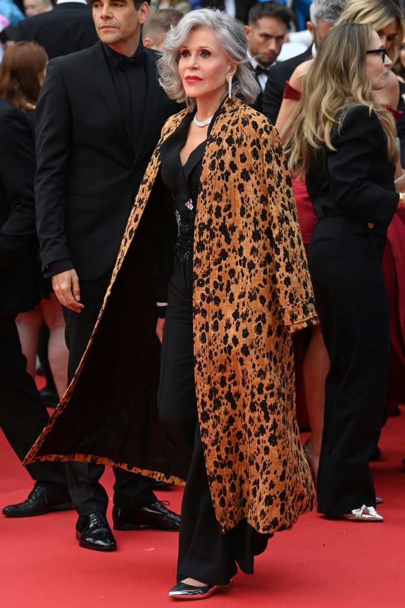 Jane Fonda en el Festival de Cannes.