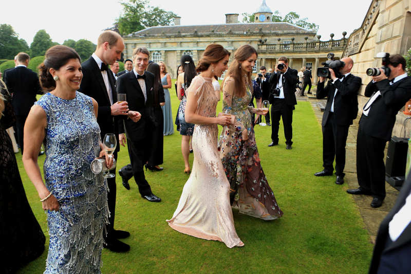 Rose Hanbury y Kate Middleton en una foto de archivo