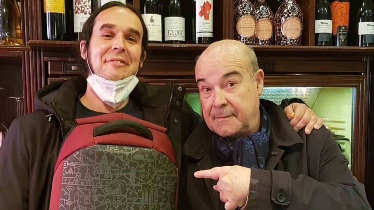 Antonio Resines y su hijo Ricardo