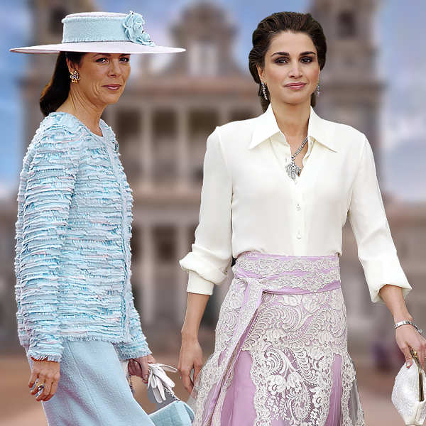 De la espectacular Rania de Jordania al fallo inesperado de Carolina de Mónaco: los looks royals de la boda de los Reyes Felipe y Letizia