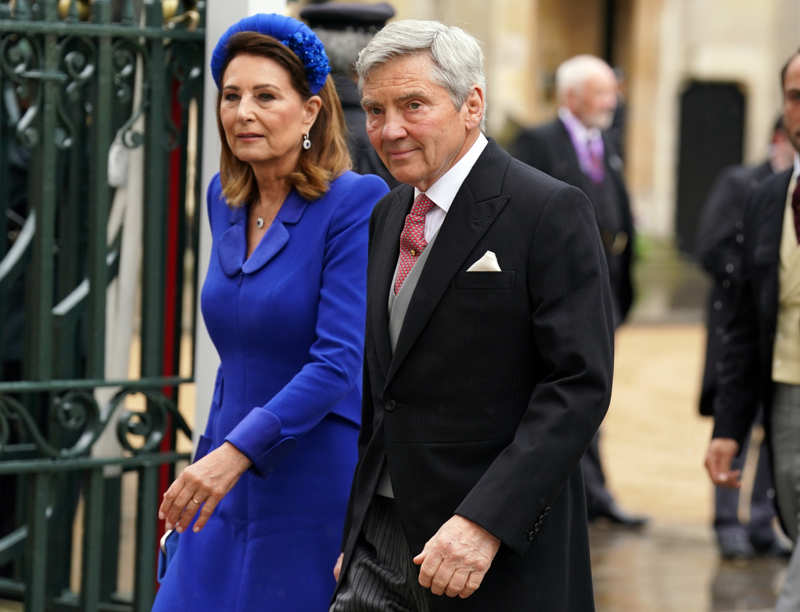Los padres de Kate Middleton, Carole y Michael. 