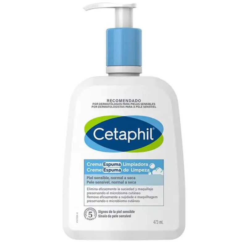 Crema Espuma de limpieza facial de Cetaphil 16,95 euros