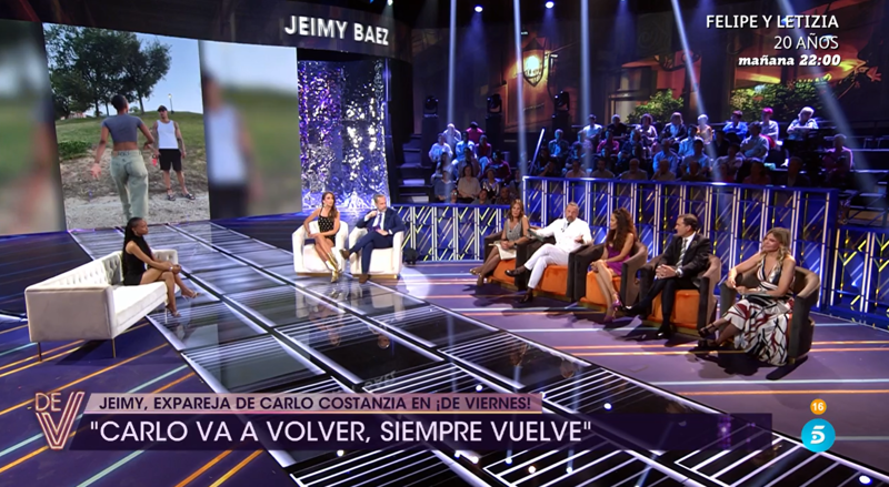 Jeimy Báez explica su relación  con Carlo en '¡De Viernes!'