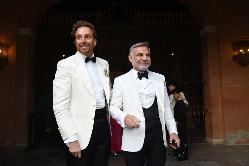 Raúl Prieto y Joaquín Torres durante su boda en Sevilla. 