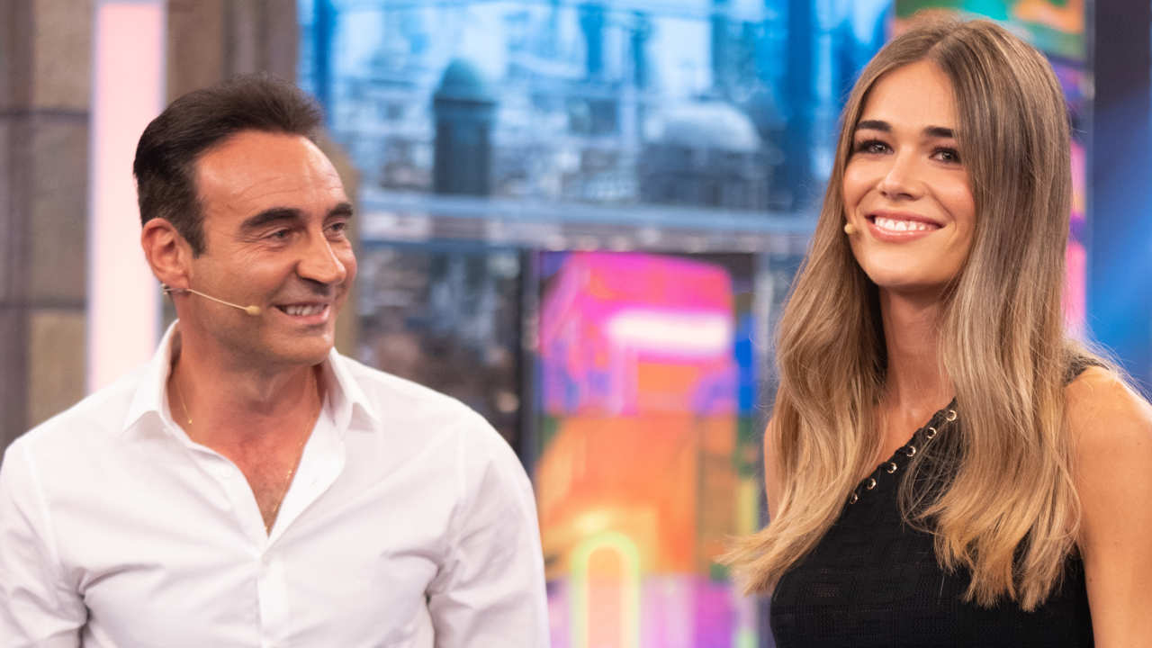 Ana Soria y Enrique Ponce en 'El Hormiguero'.