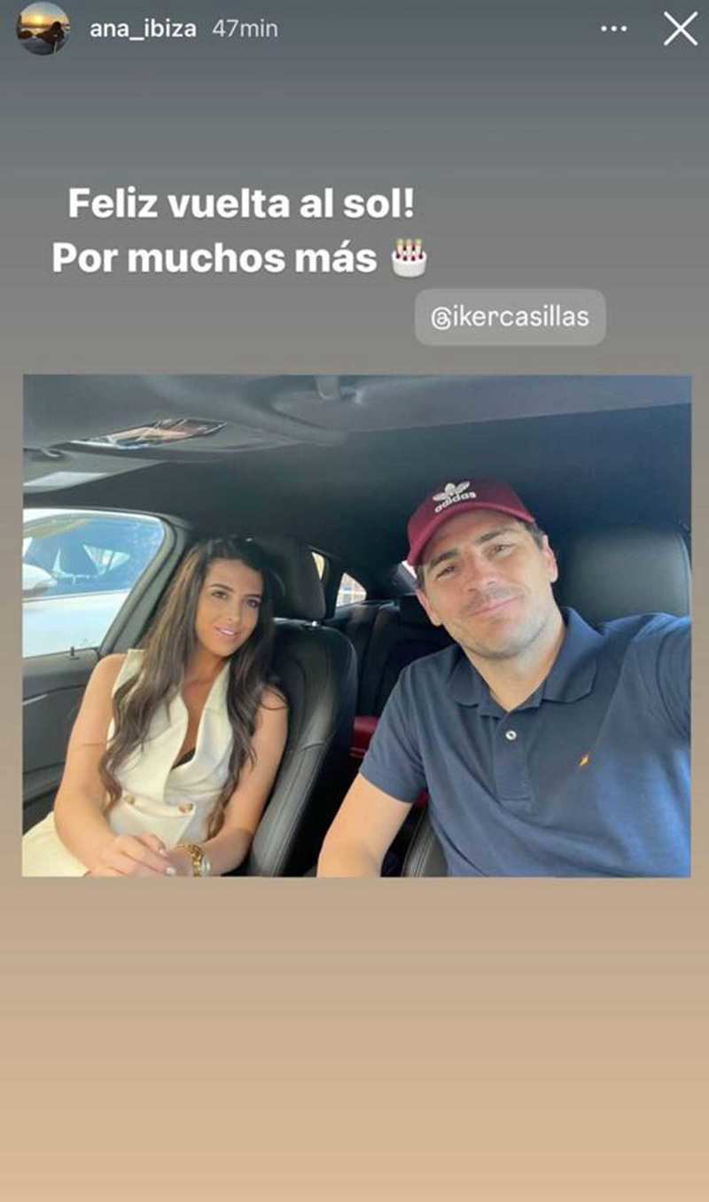 Iker Casillas y Ana, la chica con la que se le relacionó hace algún tiempo