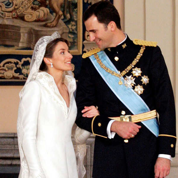 El Rey Felipe y la Reina Letizia el día de su boda.