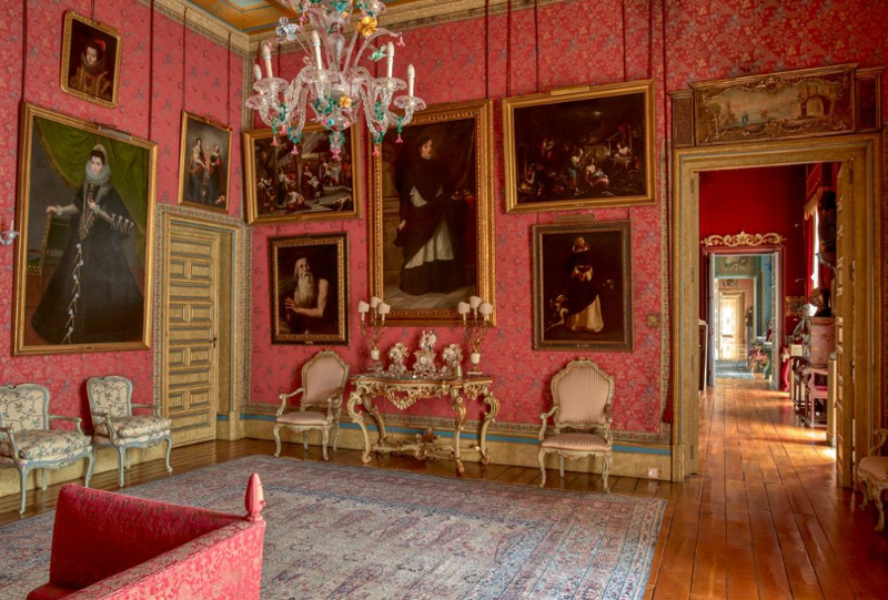 Interior del Palacio de Liria. 