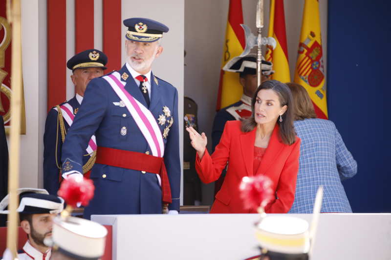 Los Reyes Felipe y Letizia en el Día de las Fuerzas Armadas