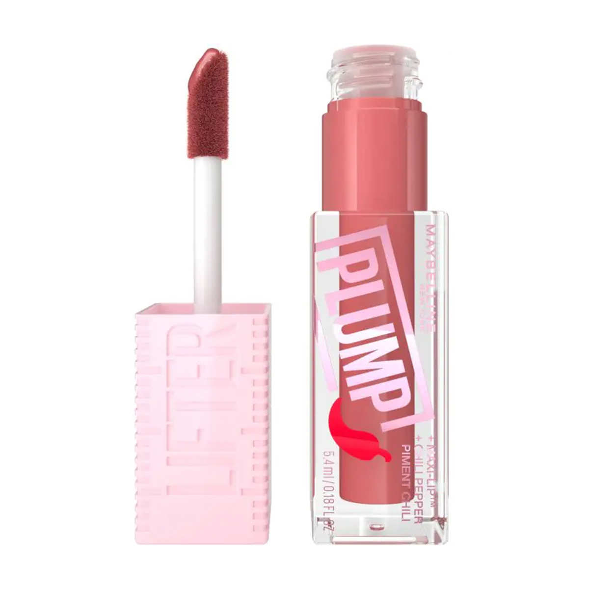 Brillo de Labios Lifter Plump con Chili Pepper y A´cido hialuro´nico de Maybelline New York 8,29 euros