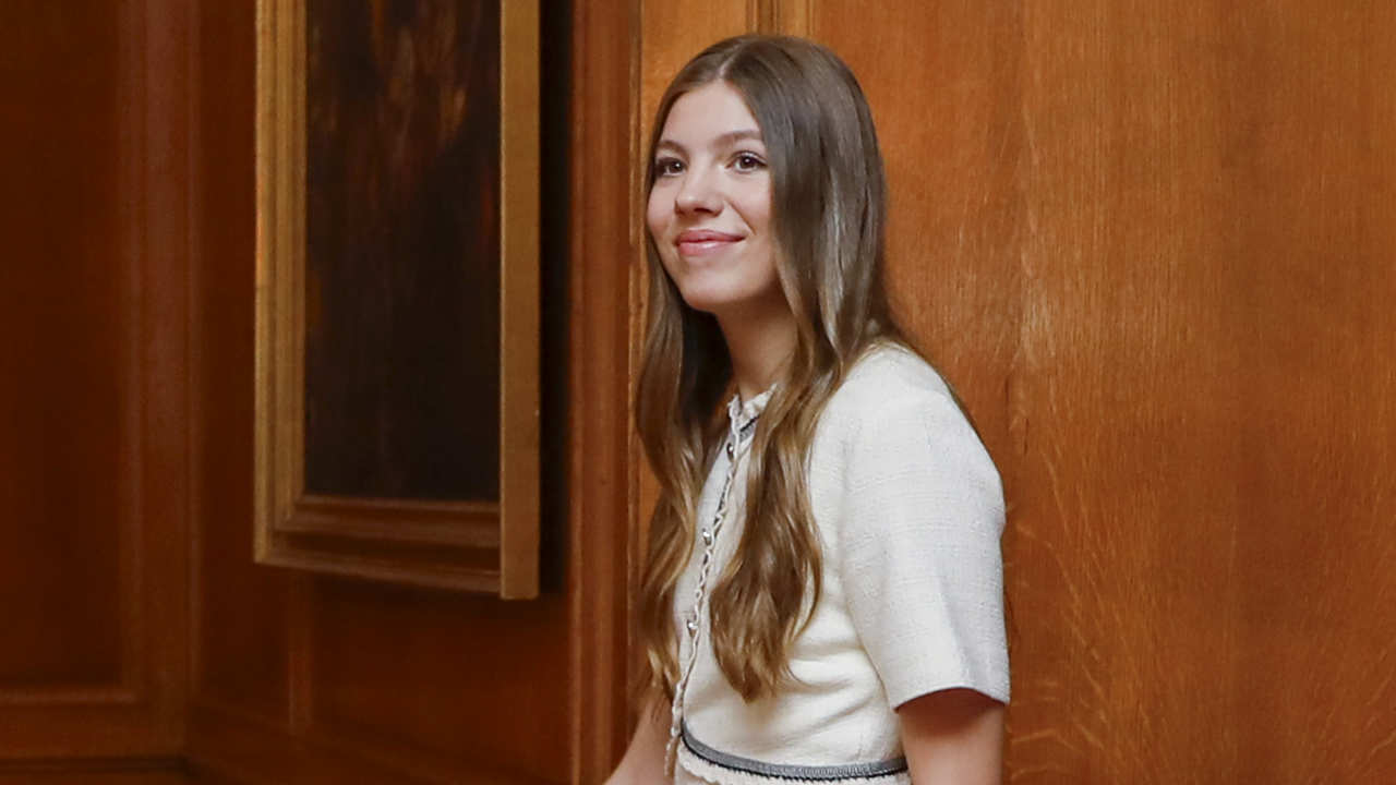 La Infanta Sofía en una recepción de los Premios Princesa de Asturias 2023