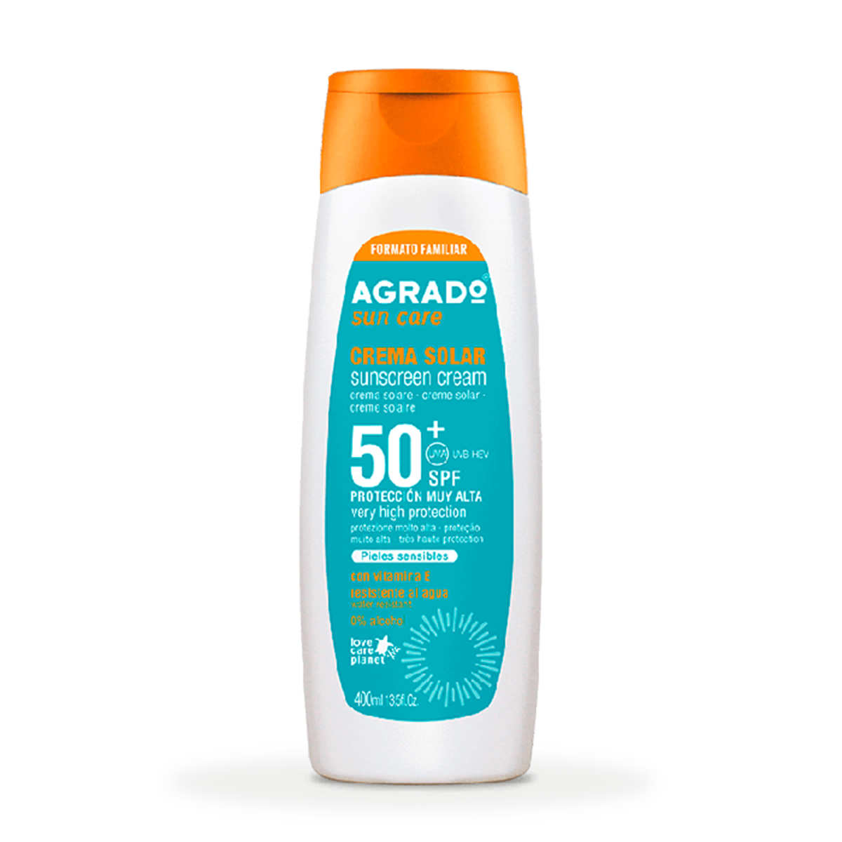 Protector solar SPF 50 de Agrado 11,98 euros 