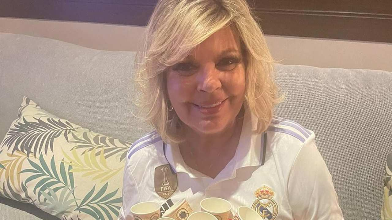 Terelu Campos celebra la victoria del Real Madrid en la Champions con una pullita a quienes la critican