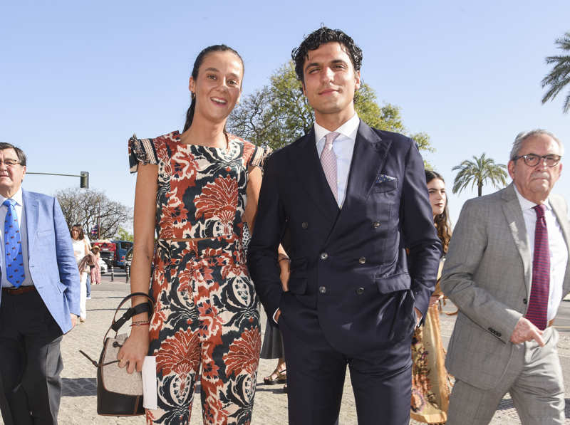 Tomás Páramo junto a Victoria Federica