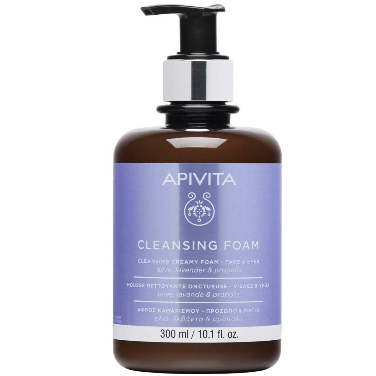 Apivita Foam Cleanser Face & Eye LIMITED EDITION with Olive & Lavender 300ml 18,90 euros copia