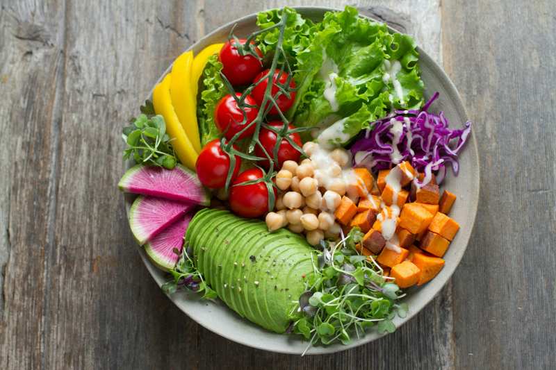 ensalada de garbanzos